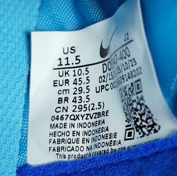 Nike Mercurial Superfly 9 Academy KM Turf Blue White DO9347-400 Men's Size 11.5 - Picture 4 of 11